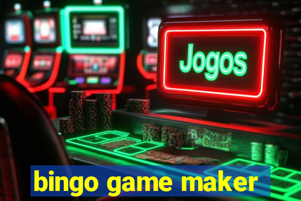 bingo game maker