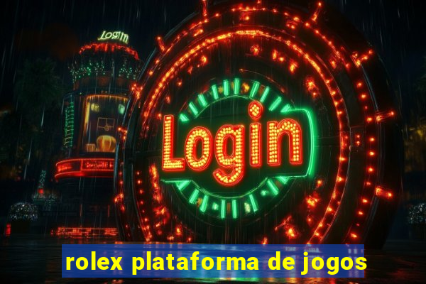 rolex plataforma de jogos