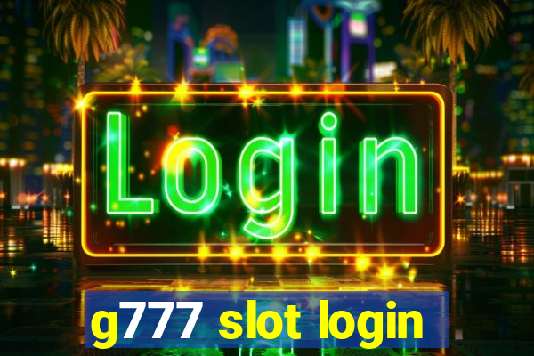 g777 slot login