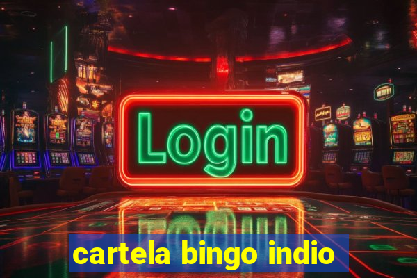 cartela bingo indio