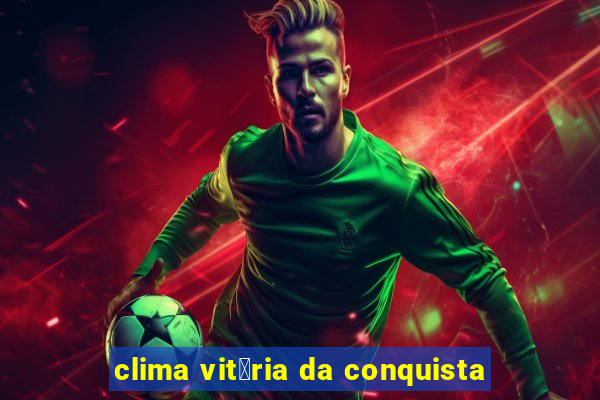 clima vit贸ria da conquista