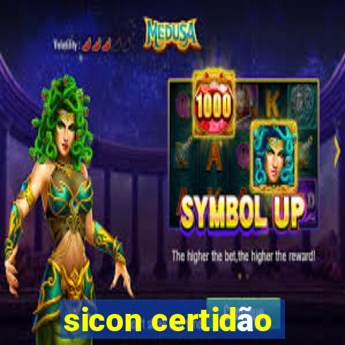 sicon certidão