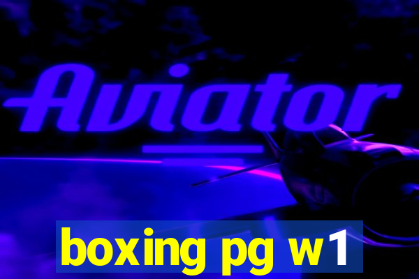 boxing pg w1