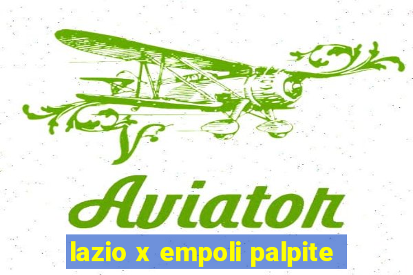 lazio x empoli palpite