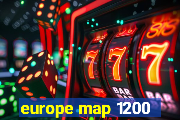 europe map 1200