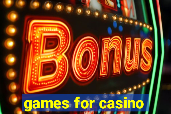 games for casino