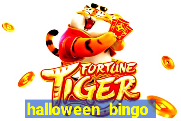 halloween bingo cards with numbers