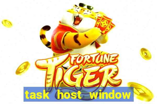 task host window que es