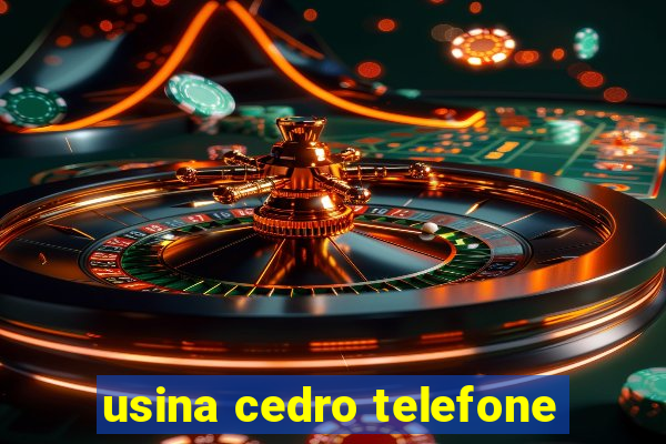 usina cedro telefone