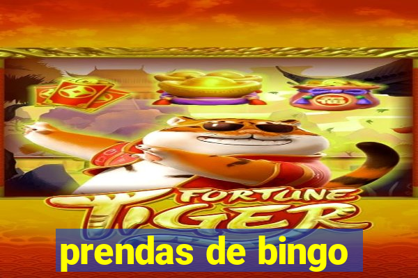 prendas de bingo