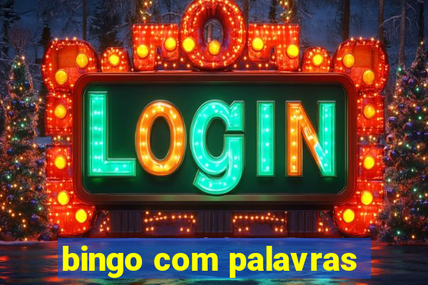 bingo com palavras