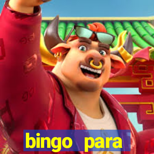 bingo para despedida de solteira para imprimir