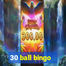 30 ball bingo