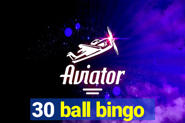 30 ball bingo