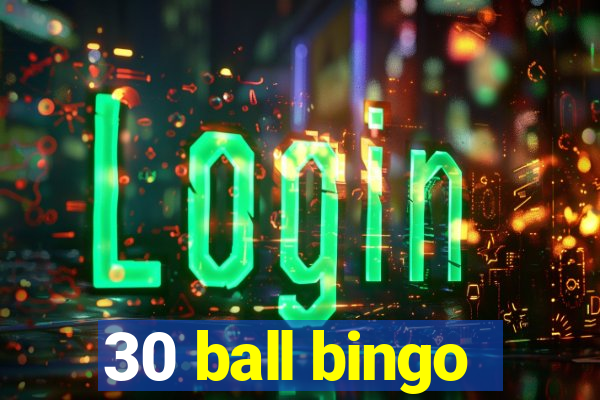 30 ball bingo