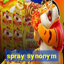 spray synonym