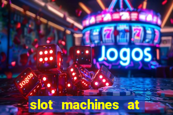 slot machines at mgm springfield