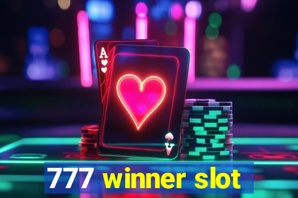 777 winner slot