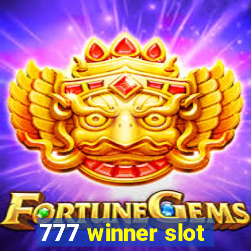 777 winner slot