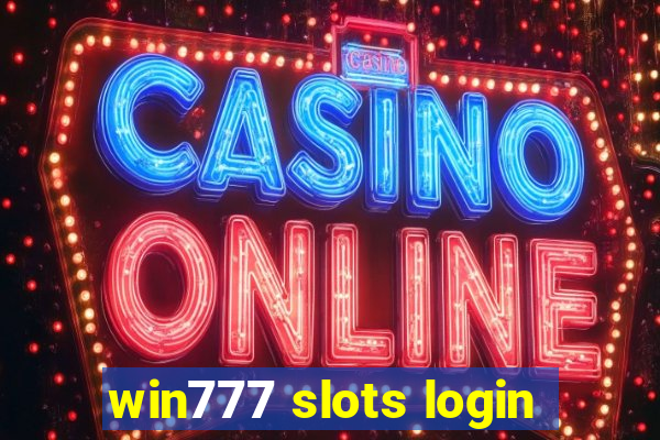 win777 slots login