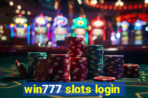 win777 slots login