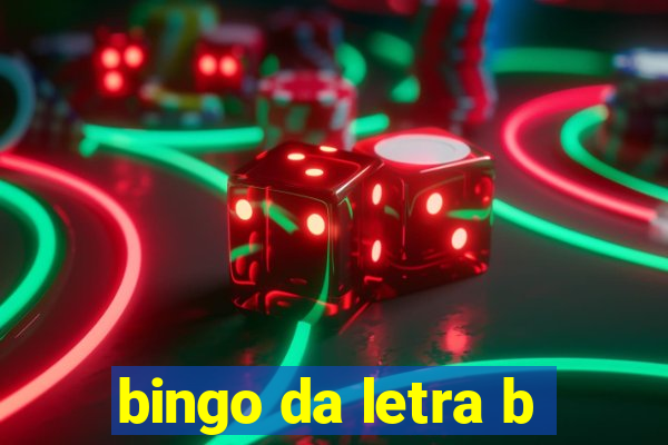 bingo da letra b