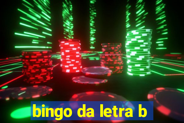 bingo da letra b