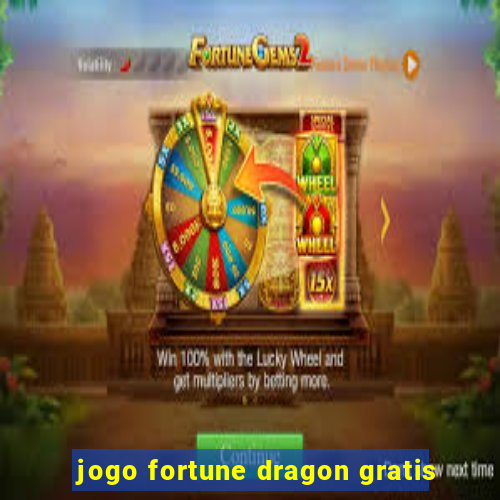 jogo fortune dragon gratis