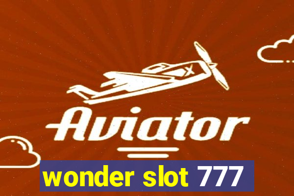 wonder slot 777