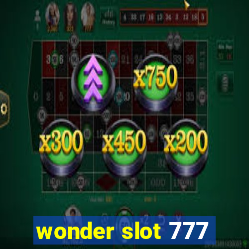 wonder slot 777