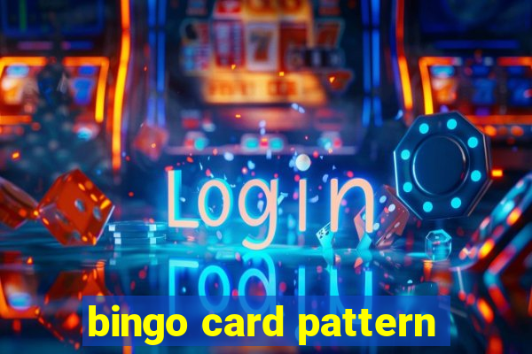 bingo card pattern