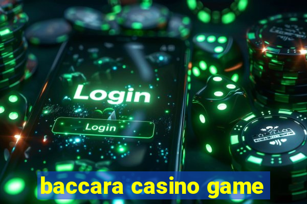 baccara casino game