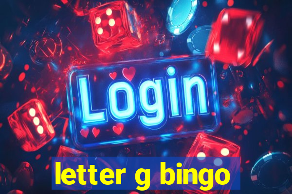 letter g bingo