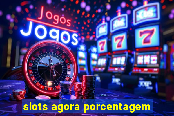 slots agora porcentagem