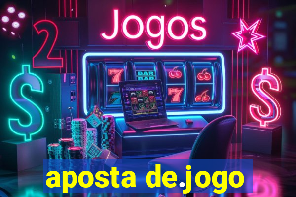 aposta de.jogo