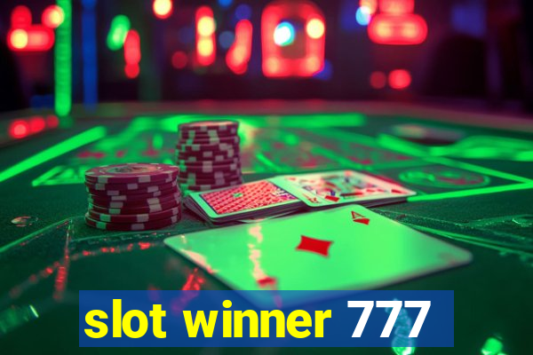 slot winner 777