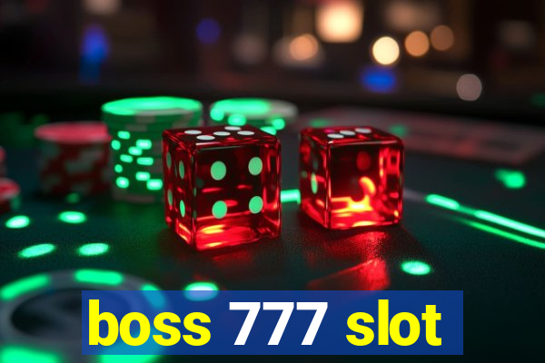 boss 777 slot