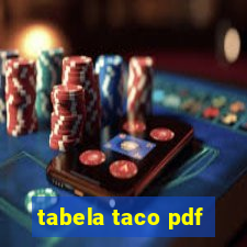 tabela taco pdf