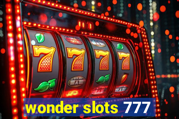 wonder slots 777