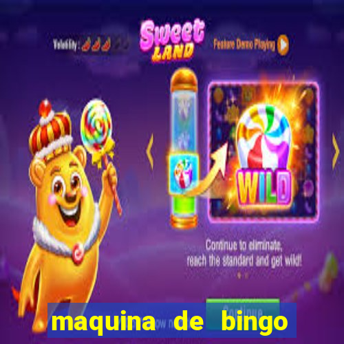 maquina de bingo show ball