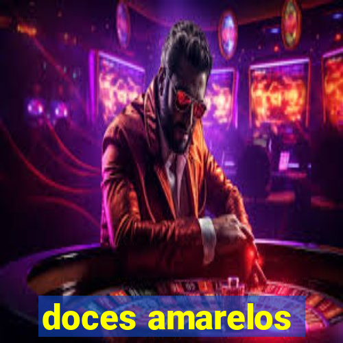 doces amarelos