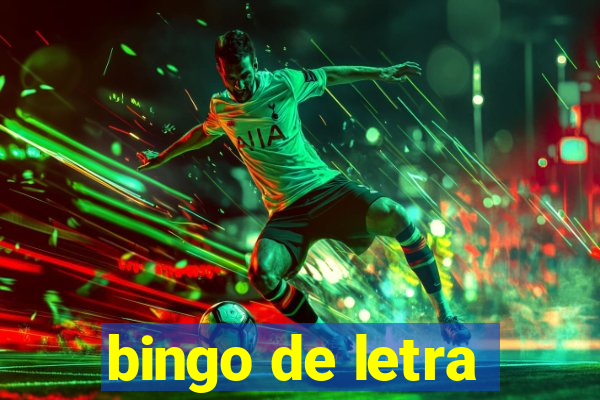 bingo de letra