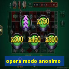 opera modo anonimo