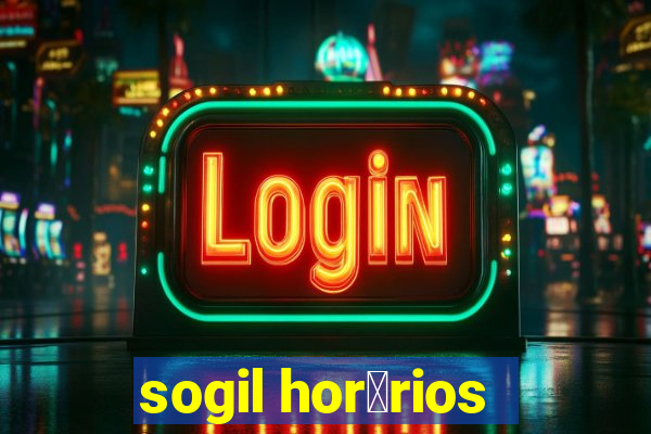 sogil hor谩rios