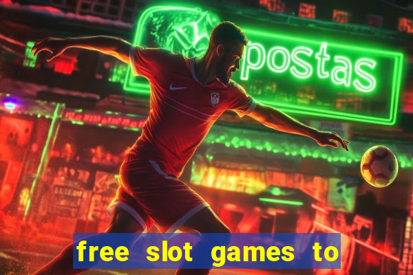 free slot games to win real money