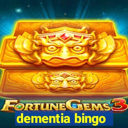 dementia bingo