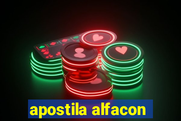 apostila alfacon