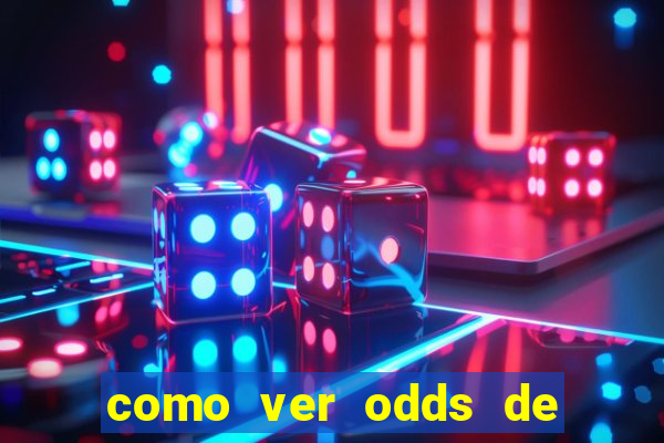 como ver odds de jogos passados