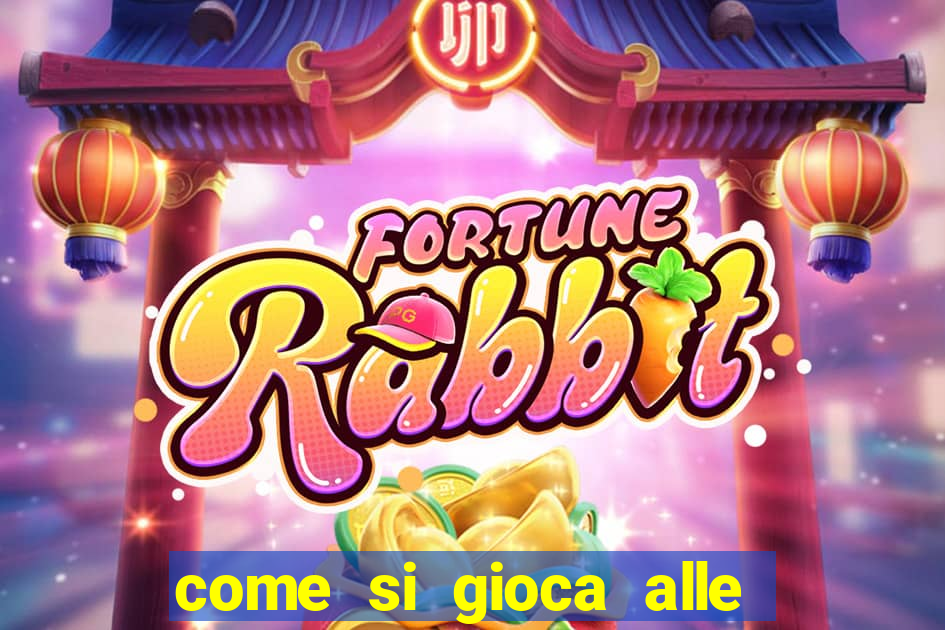 come si gioca alle slot machine online