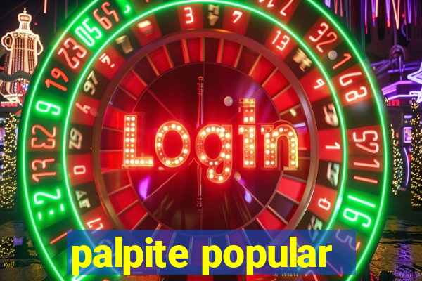 palpite popular